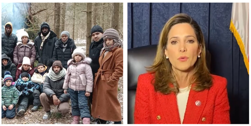 Migrantes cubanos en difícil situación en Bielorrusia envían mensaje a la congresista María Elvira Salazar para que los ayude