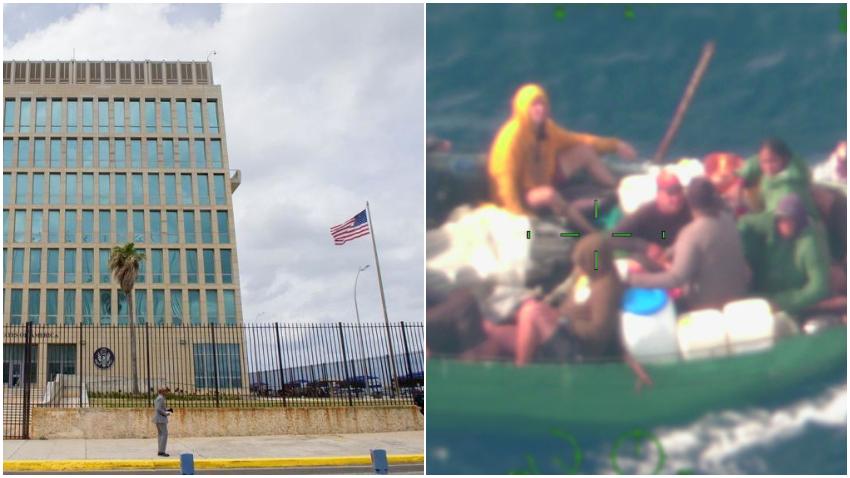 Embajada de Estados Unidos a los cubanos que escapan de Cuba de manera ilegal: "No se ponga a usted y a su familia en peligro"