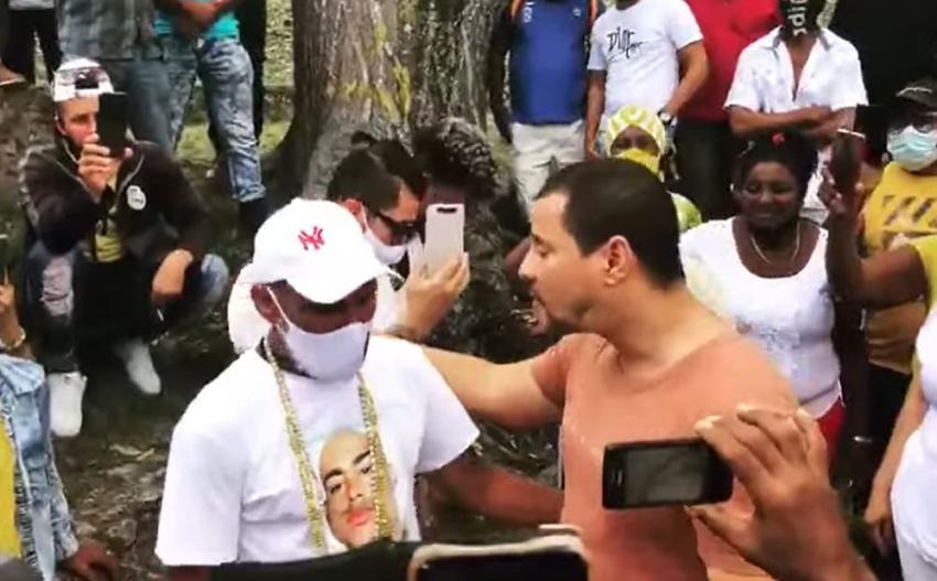 El "Pagador de Promesas" llega al Santuario de El Cobre, en Santiago de Cuba