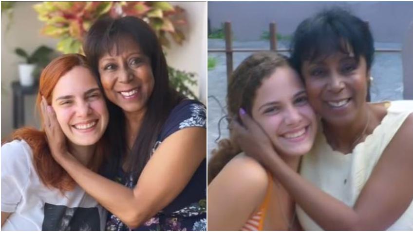 Rachel Cruz comparte en TikTok unas fotos del antes y después junto a Irela Bravo que se encuentra de visita en Miami