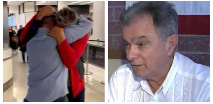 Opositor cubano se reencuentra con su hermano en Miami, tras más de medio siglo separados por la dictadura