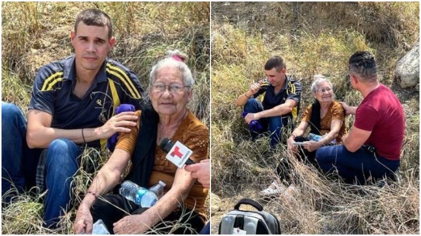 Anciana de 82 años explica porque se lanzó a cruzar el Río Bravo