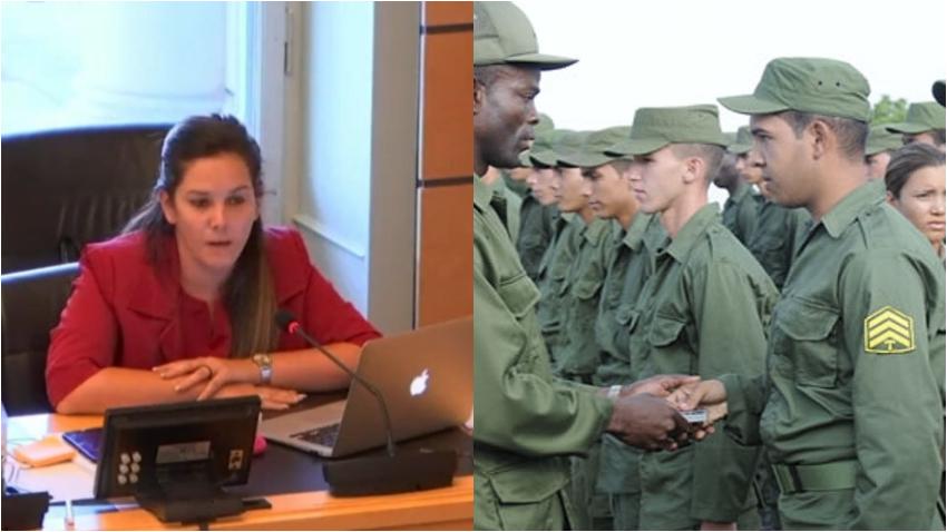 Funcionaria del regimen de Cuba asegura ante la ONU que en la isla el servicio militar no es obligatorio