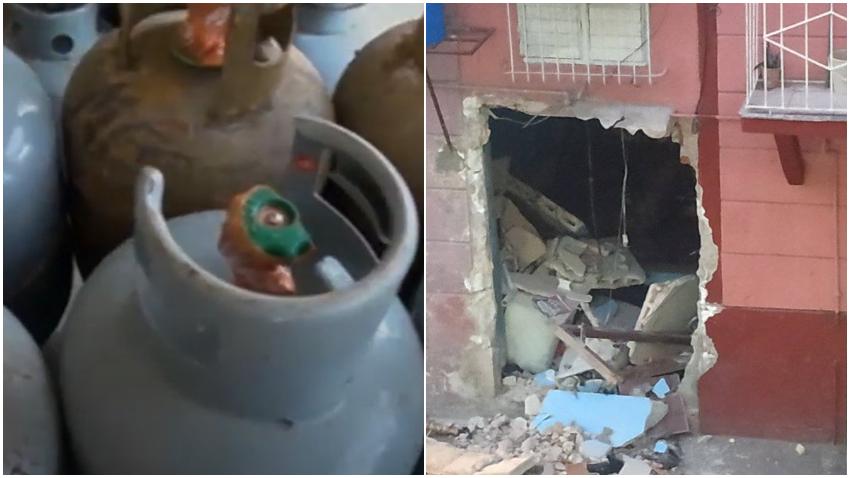 Salidero de gas provoca una explosión en una casa en La Habana Vieja dejando varios heridos