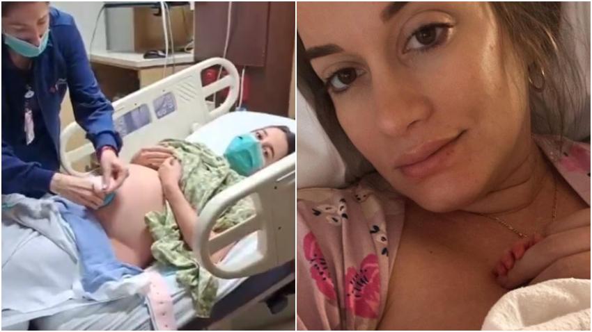 Actriz cubana Laura Treto da a luz a su primera hija