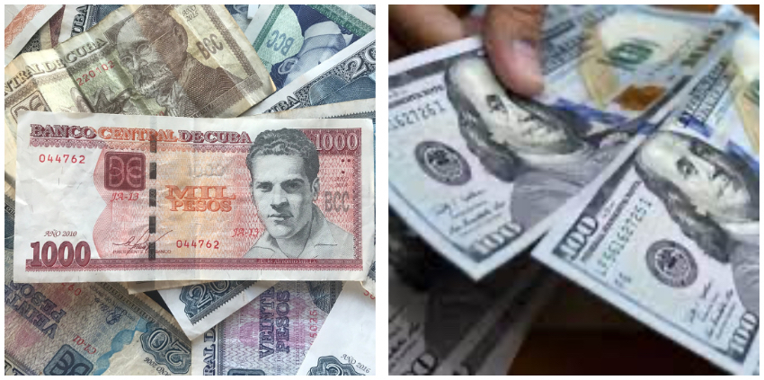 El dólar cotizándose por debajo de los 100 pesos en el mercado informal en Cuba