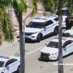 Policía de Miami arresta a mujer que se dio a la fuga después de provocar un accidente dejando dos personas muertas y varios lesionados policia-downtown-miami