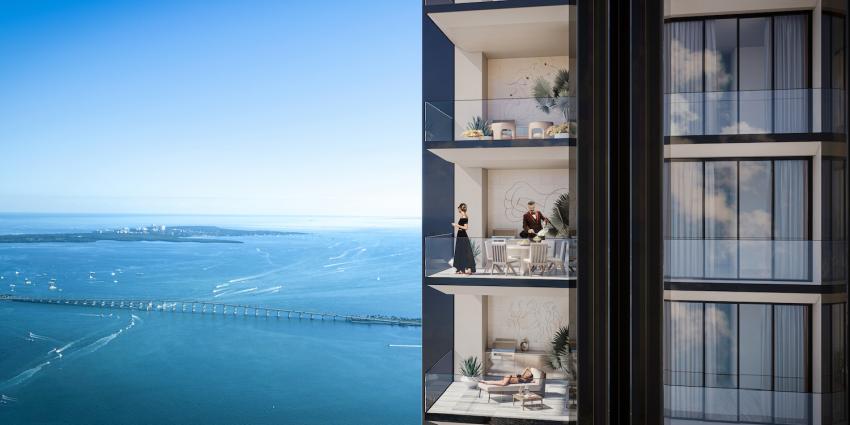 Lujoso rascacielos en Brickell Miami tendrá apartamentos de hasta $11 millones de dólares