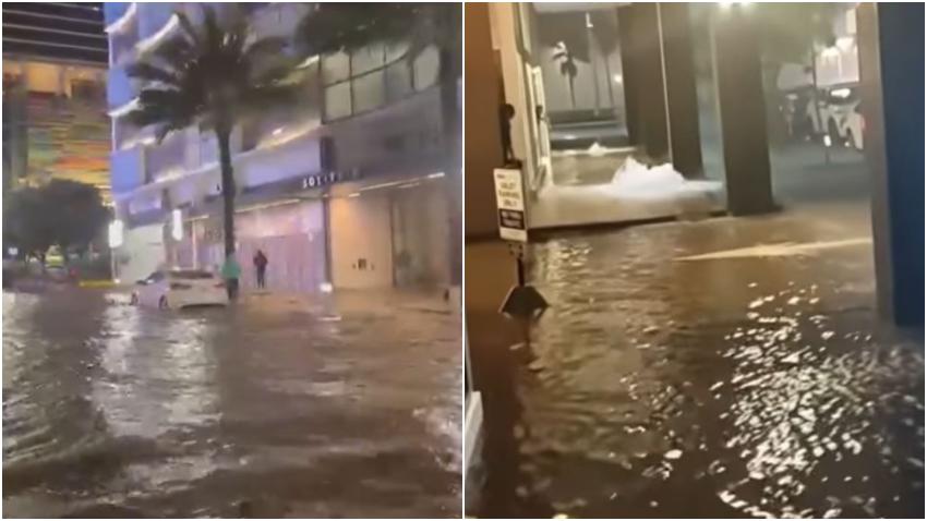 Tormenta provoca fuertes inundaciones en partes de Miami Tormenta provoca fuertes inundaciones en partes de Miami