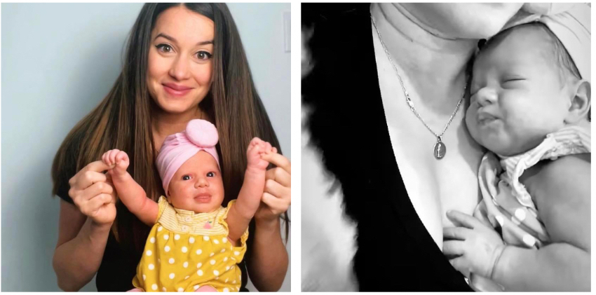 Actriz Laura Treto celebra los 24 días de su hija Havana con simpático post