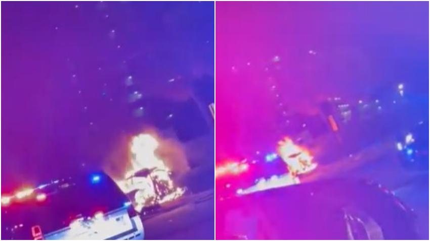 Dos personas murieron tras accidente de auto que terminó en incendio en North Bay Village