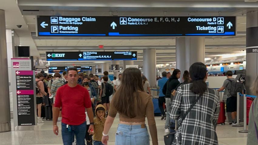 Número de pasajeros en el aeropuerto de Miami aumentó un 92% en los primeros meses del 2022