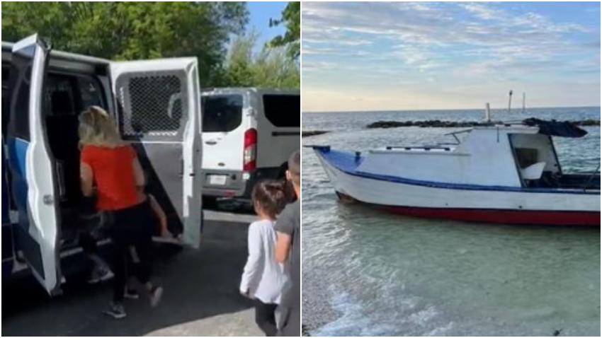 Al menos 7 niños entre grupo de balseros cubanos que llegó a las costas de los Cayos de la Florida