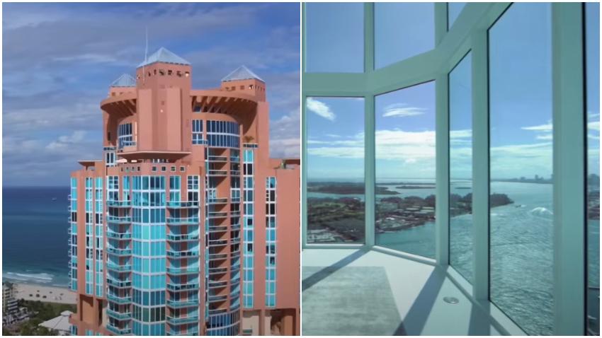 Lujoso penthouse en emblemático rascacielos de Miami Beach sale a la venta por 32.5 millones de dólares