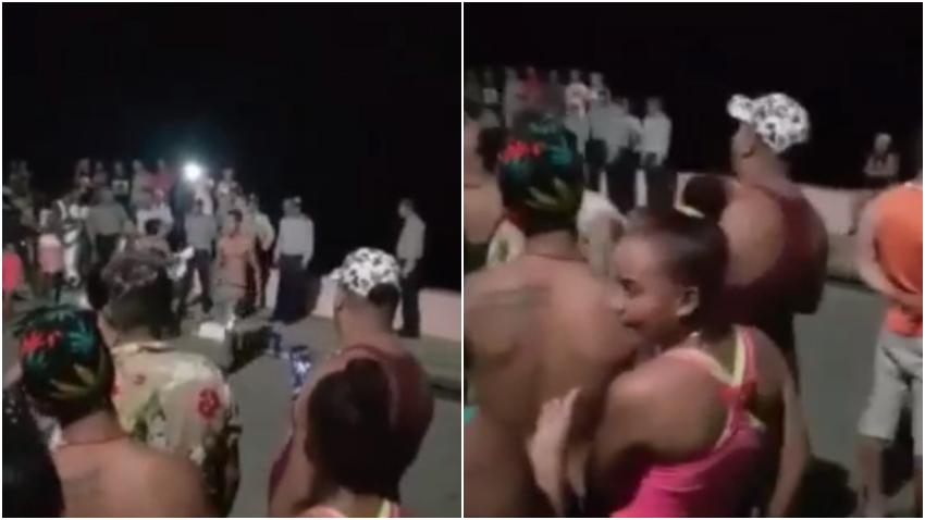 Protestas en Guantánamo terminan con la detención de un joven cubano y la represión de la policía