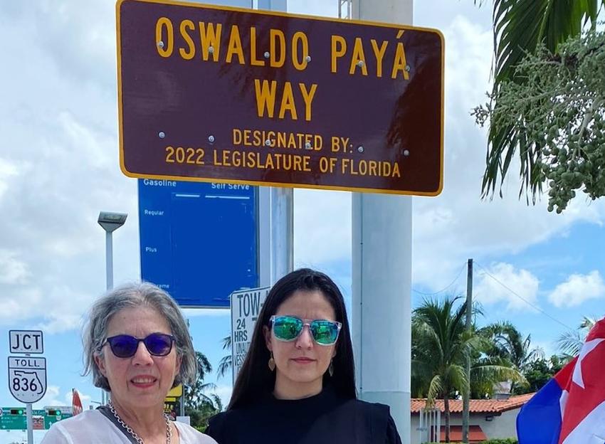 Ponen el nombre de Oswaldo Payá, a una calle en  Miami en homenaje a su activismo por una Cuba libre