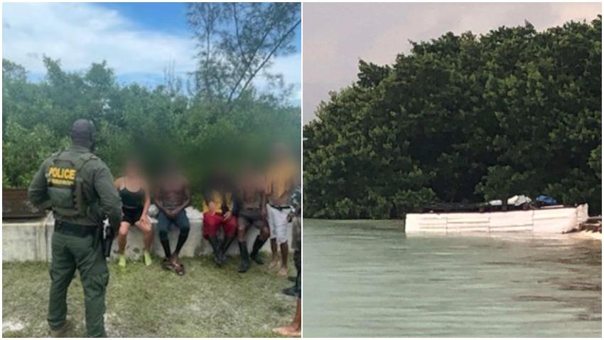 Detienen a 7 balseros cubanos que quedaron varados cerca de los Cayos de la Florida