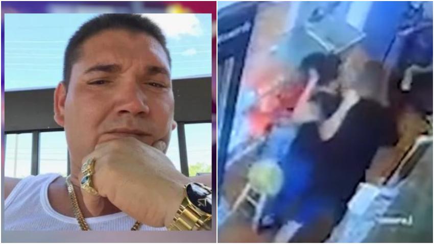 Salen a la luz imágenes de cómo un cubano de Hialeah secuestra a su expareja en el trabajo para luego abusar de ella