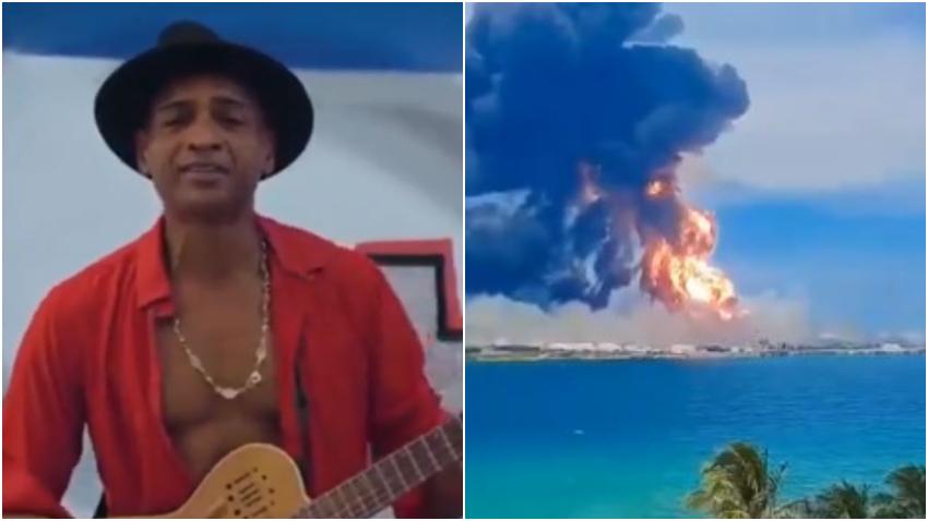 Descemer Bueno, otro artista cubano que expresa su dolor ante la tragedia que vive Matanzas y todos los cubanos