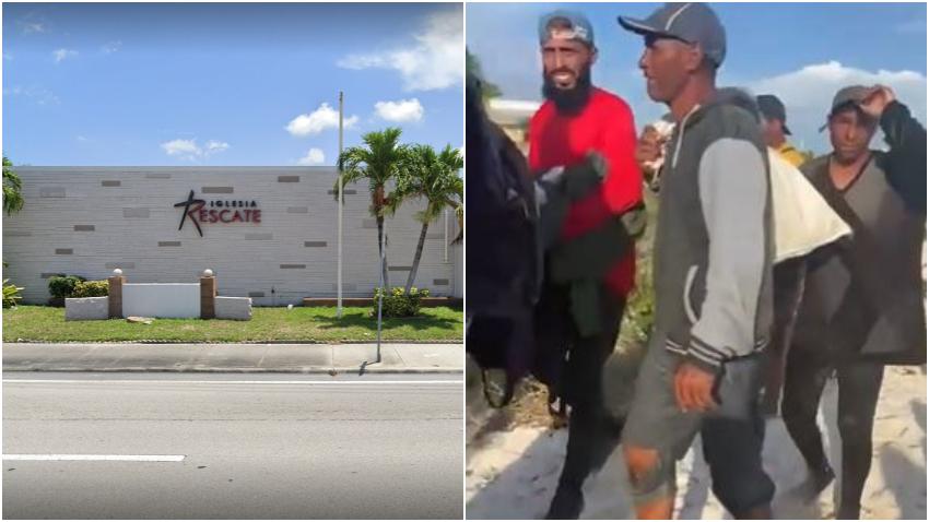Lista de espera en la Iglesia de Hialeah después que anunciara brindar ayuda a los inmigrantes cubanos recién llegados