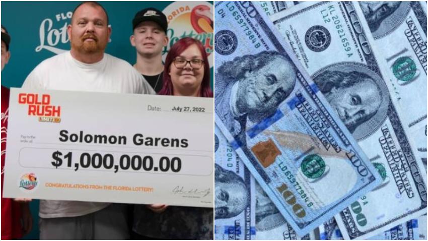 Afortunado turista de vacaciones en Florida se gana 1 millón de dólares en la lotería