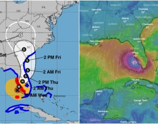 Huracán Ian se acerca a la Categoría 5 antes de entrar a la costa oeste de Florida