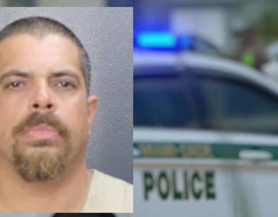 Detienen a policía de Miami-Dade el fin de semana por posesión de drogas y descarga de un arma de fuego en público
