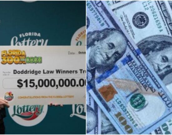 Afortunado en Florida se gana 15 millones de dólares con un raspadito de la lotería
