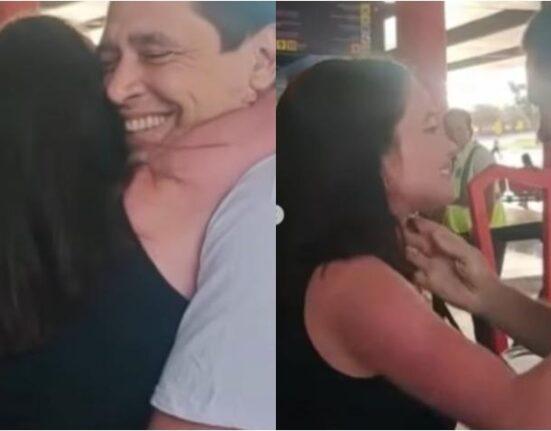 Actriz cubana Laura Treto regresa a Cuba junto a su hija para visitar a su padre