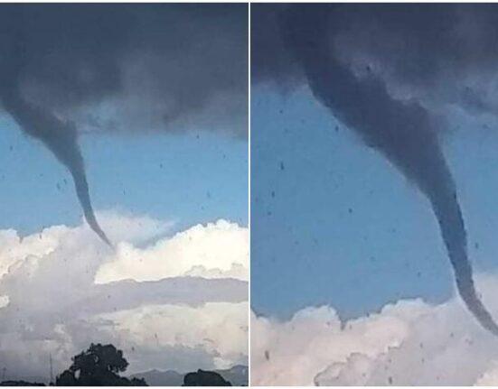 Guantanameros atemorizados por fenómeno meteorológico nombrado nube de embudo este fin de semana