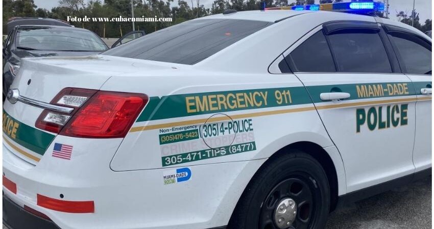 Detienen a un repartidor cubano tras altercado violento en un Taco Bell en South Miami policia-miami-dade (3)