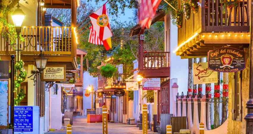 Ciudad de Florida elegida como el destino mรกs relajante de Estados Unidos st-augustine-florida