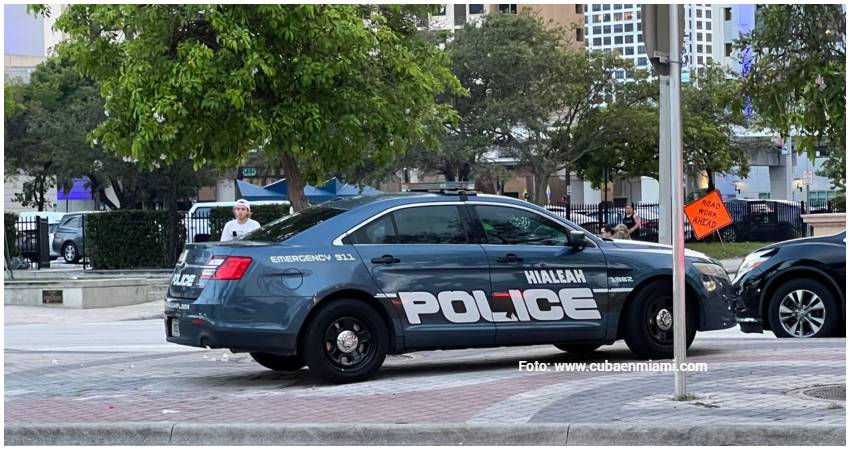 Hombre armado pierde la vida al ser abatido por la Policía de Hialeah policia-hialeah-3
