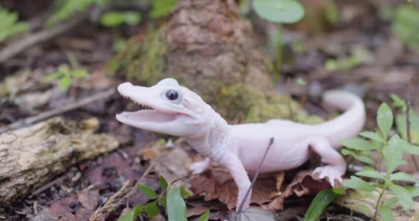 Curioso: Nace nuevo caimán albino en Wild Florida caiman-blanco-orlando-florida