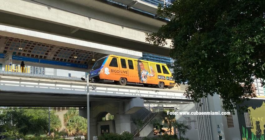 Condado de Miami-Dade anuncia cierre del sistema de transporte público Metromover hasta las 2:00 p.m. de este sábado metromover-miami