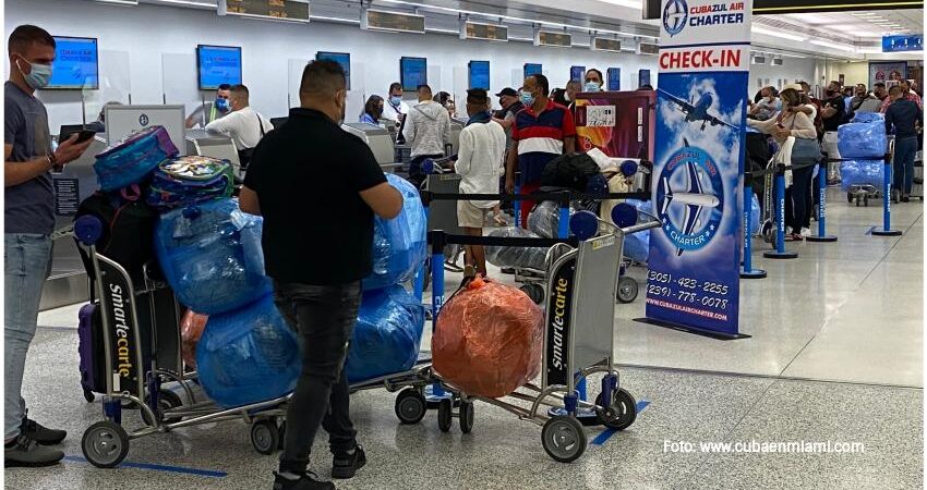 El régimen cubano prorroga la importación de alimentos, medicamentos, y productos de aseo, libre de aranceles aeropuerto-miami-cubanos