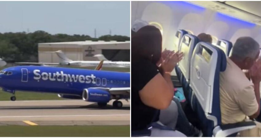 Divertida azafata explica las medidas de seguridad en vuelo con destino a Cuba y desató las risas de los pasajeros aerolinea-Southwest-divertida-aeromoza