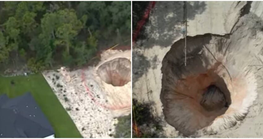 Captan en cámara enorme agujero cerca de una casa en Hernando, Florida agujero-casa-de-Hernando-Florida
