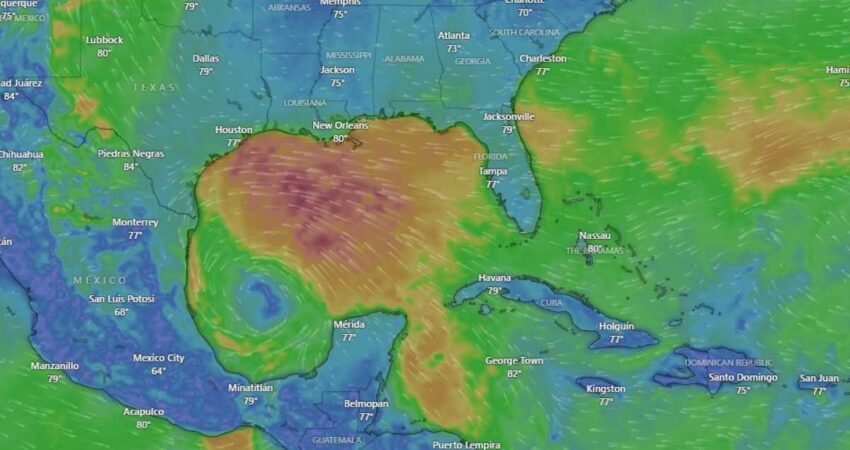 Se forma la tormenta tropical Alberto en el Golfo de México, la primera de la temporada alberto-windy