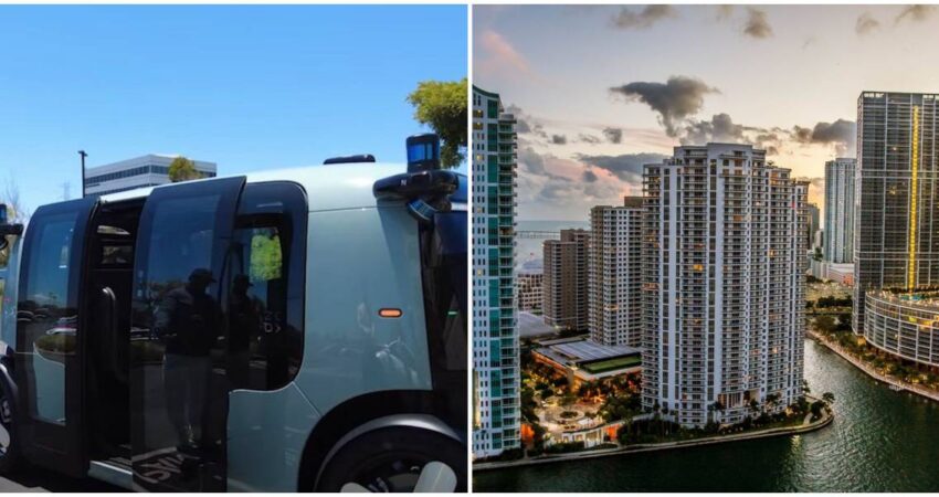 Próximamente iniciarán las pruebas de los robotaxis de Amazon en Miami y Austin auto-amazon-miami