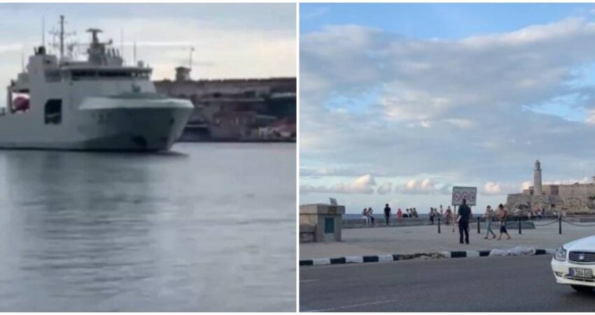 Llega a La Habana barco de la Marina Real de Canadá coincidiendo con la presencia de la flota rusa barco-canada-habana
