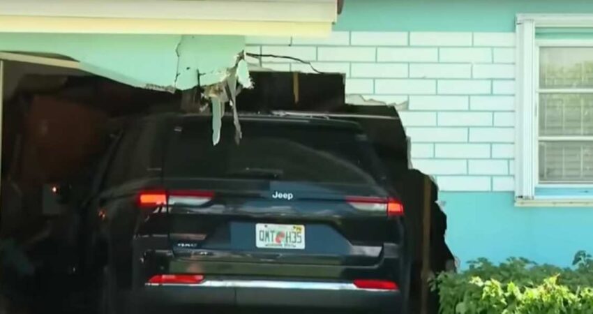 Conductor de SUV pierde el control y termina estrellรกndose contra una casa en Hialeah casa-hialeah-accidente