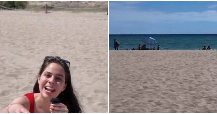 Cubana se impresiona al ver la limpieza de playas espaรฑolas en contraste con las de Cuba cubana-playa-espana