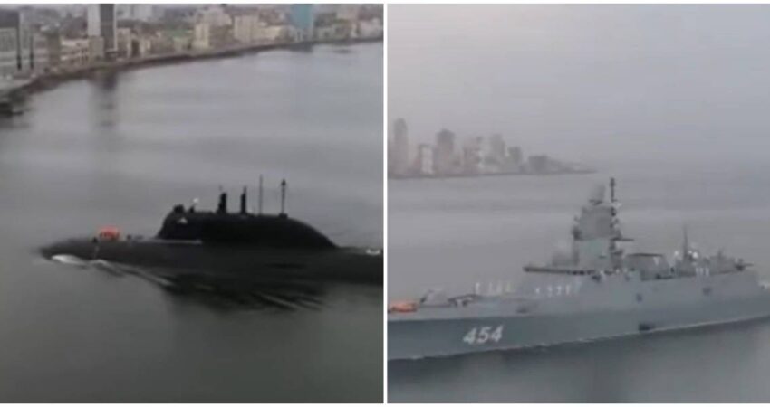 Llega a La Habana flota Rusa junto a submarino nuclear flota-rusa-habana