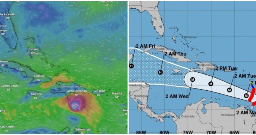 Huracán Beryl se convierte en un poderoso categoría 4 en su avance al Caribe huracan-baryl