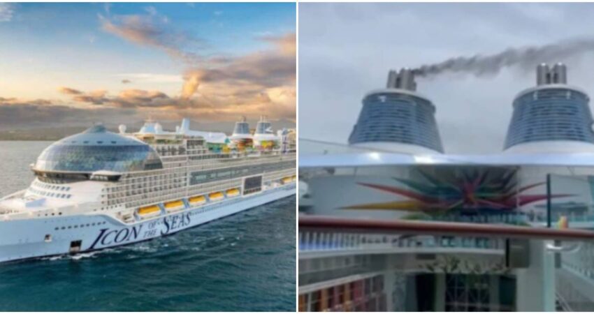 Incendio en el gigantesco crucero Icon of the Seas provoca interrupción en el fluido eléctrico icon-of-the-seas-incendio-leve