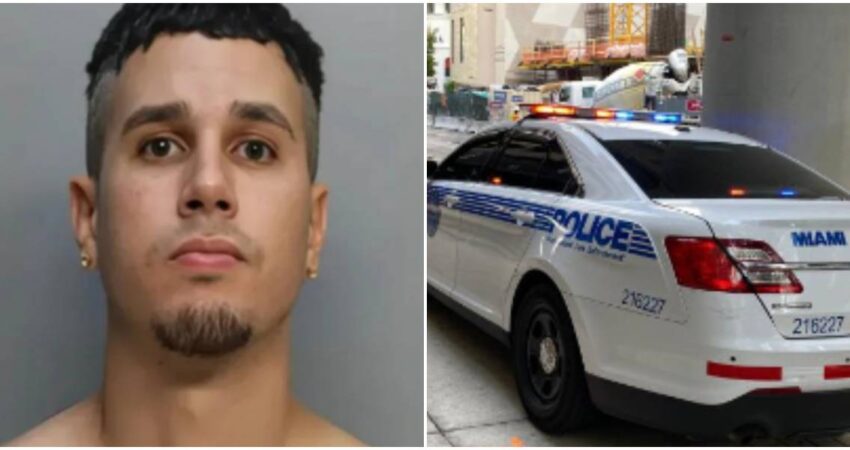 Arrestan a joven cubano acusado de lanzar piedras a vehículos en Miami joven-cubano-arresto-en-miami