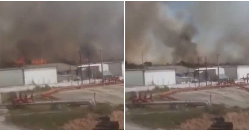 Ocurre incendio cerca de la Base de Supertanqueros de Matanzas matanzas-supertanqueros