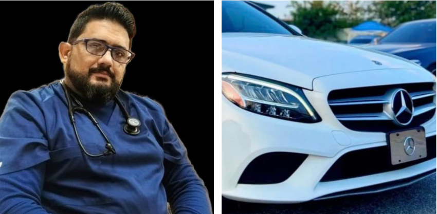Médico cubano Alexander Figueredo agradecido de su primer Mercedes Benz en Estados Unidos medico cubano
