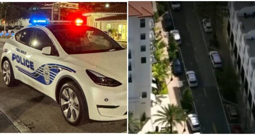 Tiroteo en lujosa zona de Coral Gables deja 2 muertos y un herido policia-coral-gables